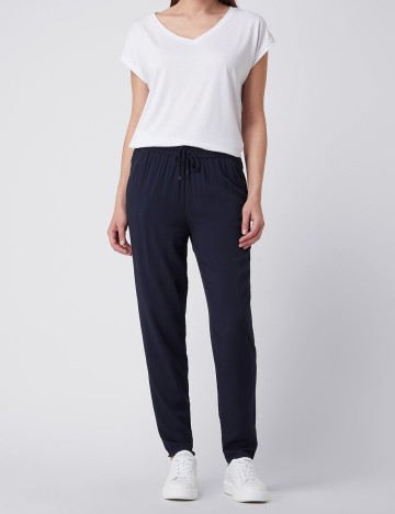 Pantaloni s.Oliver, bleumarin