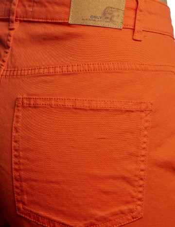 Pantaloni Only, portocaliu