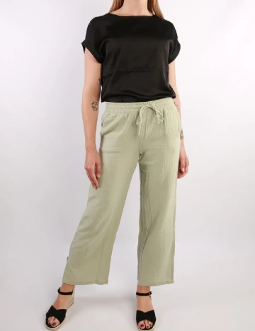 Pantaloni Jacqueline de Yong, verde Verde