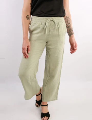 Pantaloni Jacqueline de Yong, verde Verde