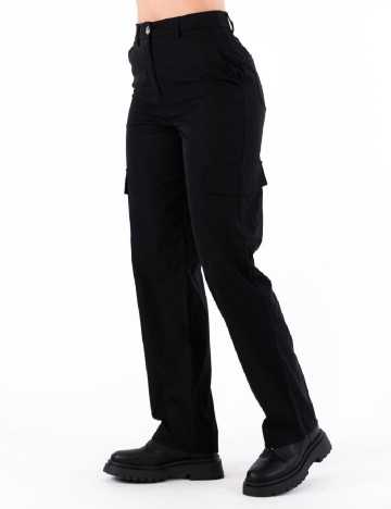 Pantaloni Pieces, negru