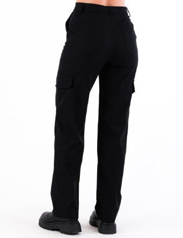 Pantaloni Pieces, negru