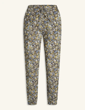 Pantaloni LOVE&DIVINE, floral, XL Floral print