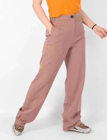 Pantaloni Only, roz pudra, 38/32 Roz