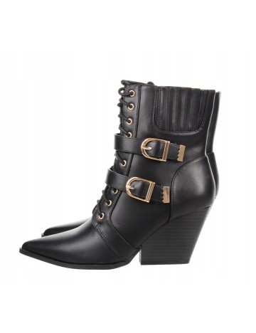 Botine Justfab, negru, 37,5