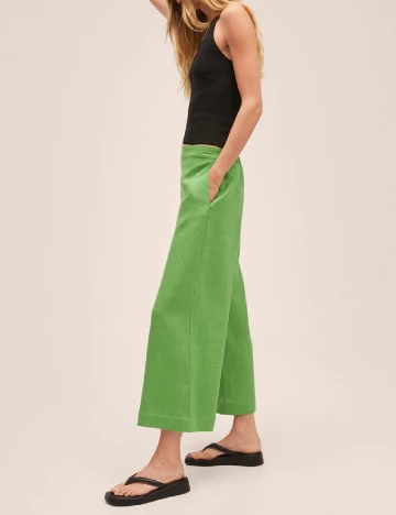 Pantaloni Mango, verde Verde