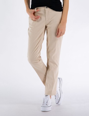 
						Pantaloni Guess, crem