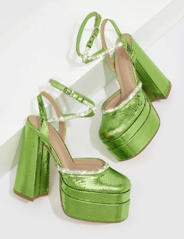 Pantofi SHEIN, verde