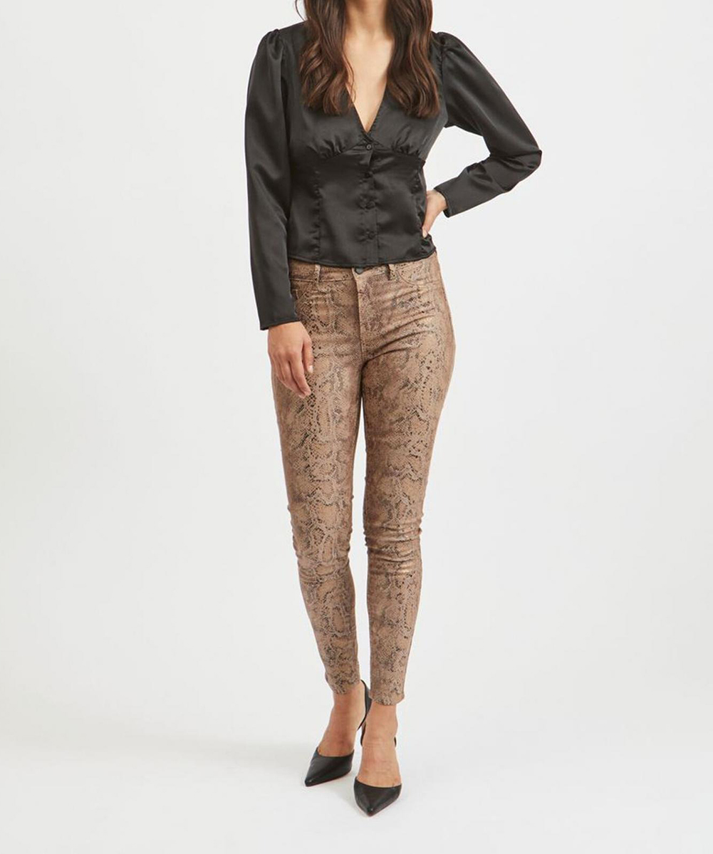 Pantaloni Vila, imprimeu sarpe, S/32