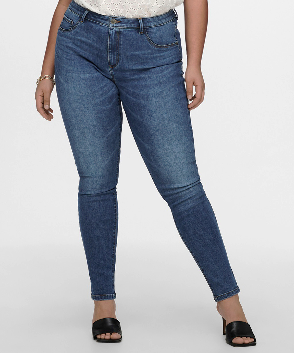 Blugi Only Carmakoma, albastru