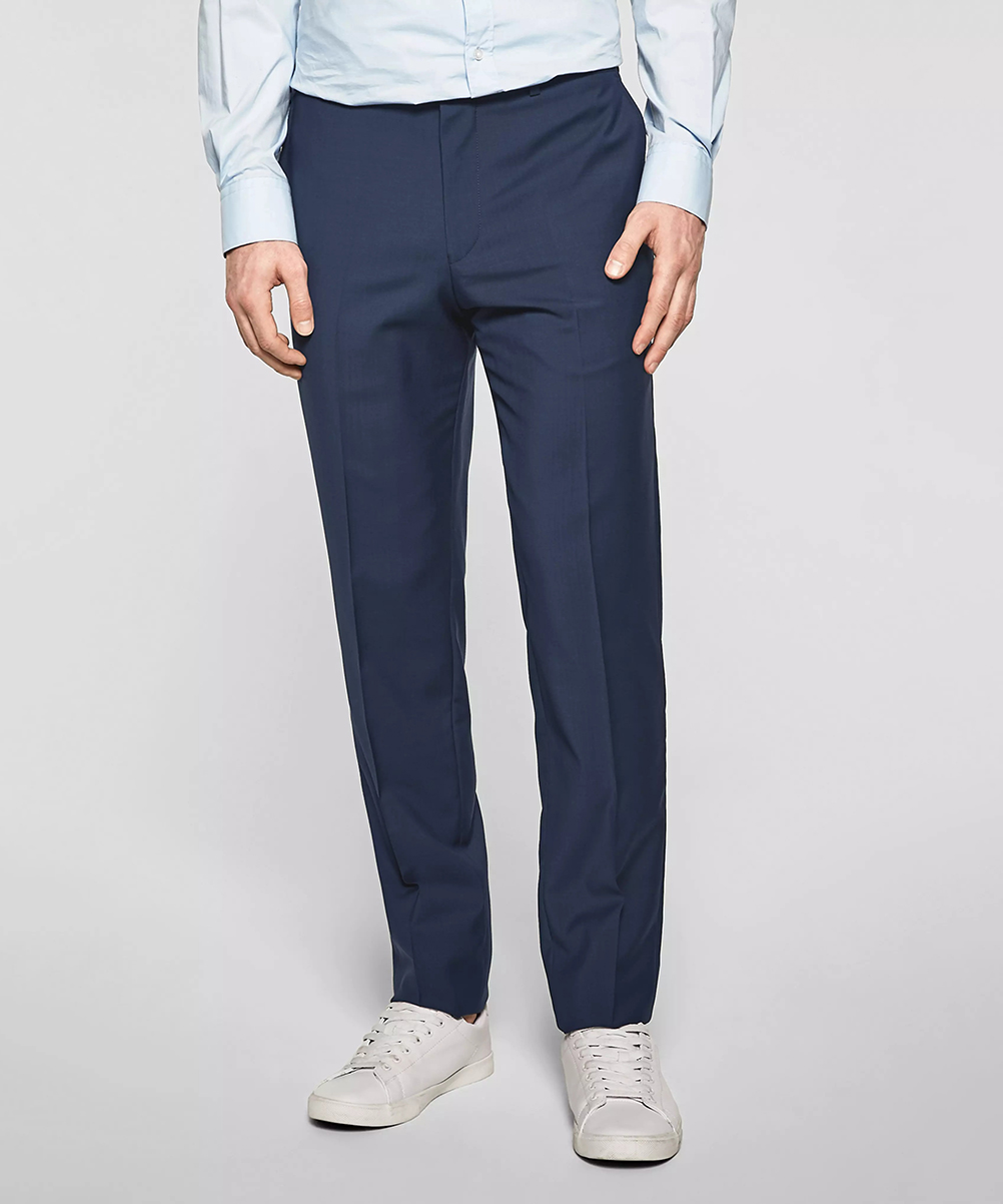 Pantaloni s.Oliver, bleumarin, 46