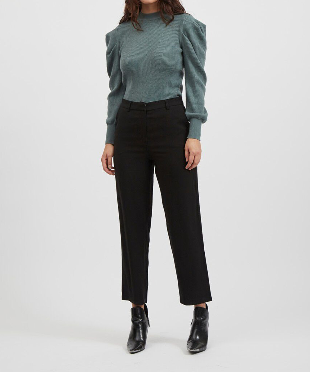 Pantaloni Vila, negru, 36