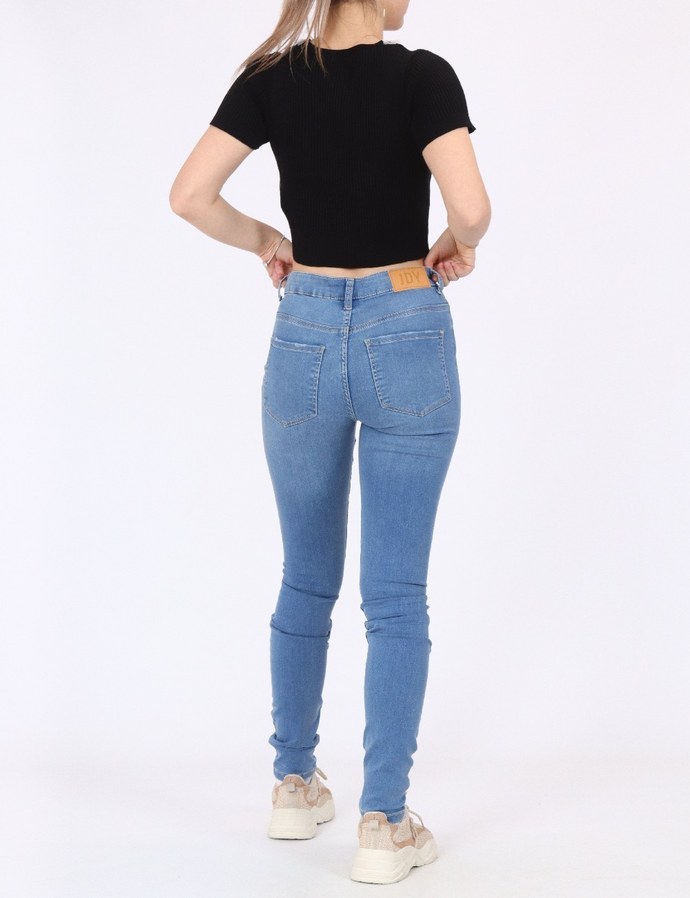 Blugi Jacqueline de Yong, albastru, S/36 - 1 | YEO