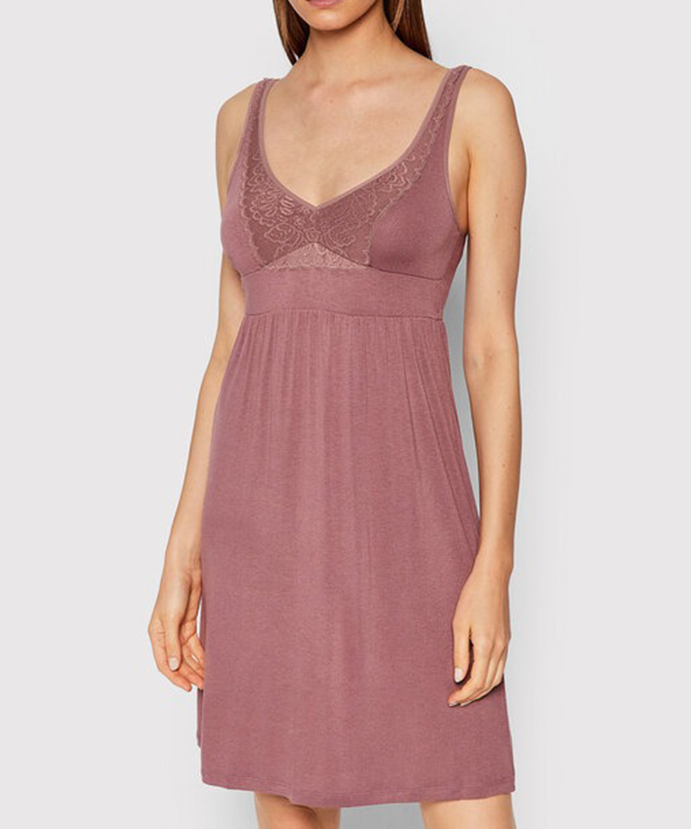 Rochie de noapte Triumph, roz pudra inchis