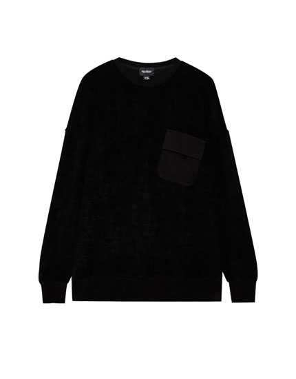 Bluza Pull&Bear, bleumarin