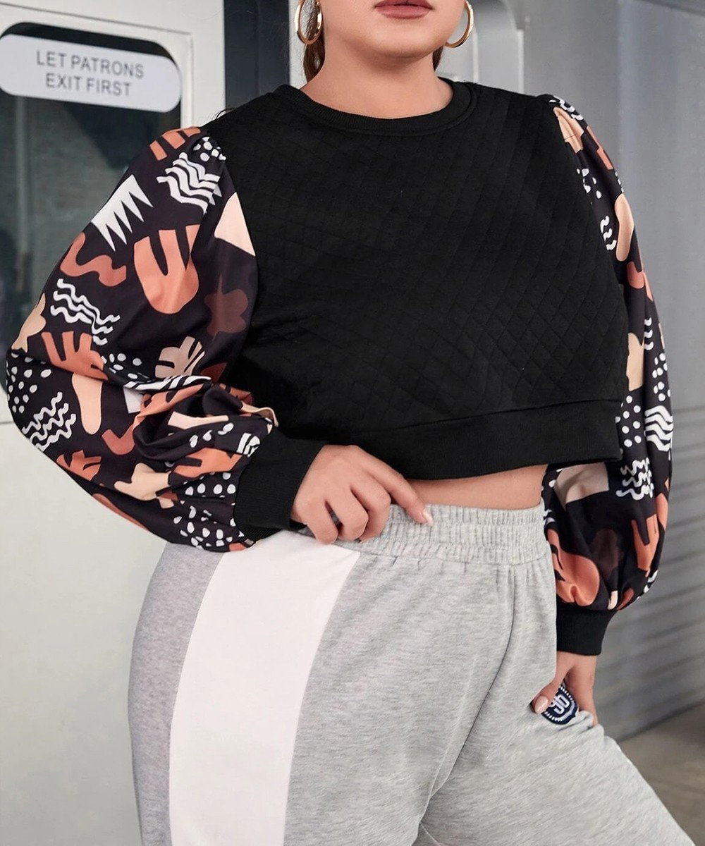 Top SHEIN CURVE, negru, 3XL - 1 | YEO
