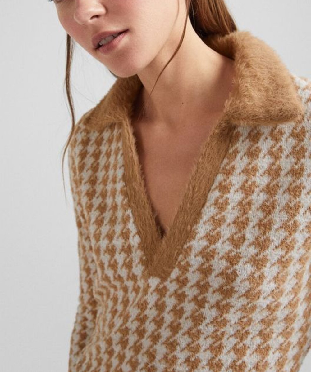 Top Bershka, maro, XS - 1 | YEO