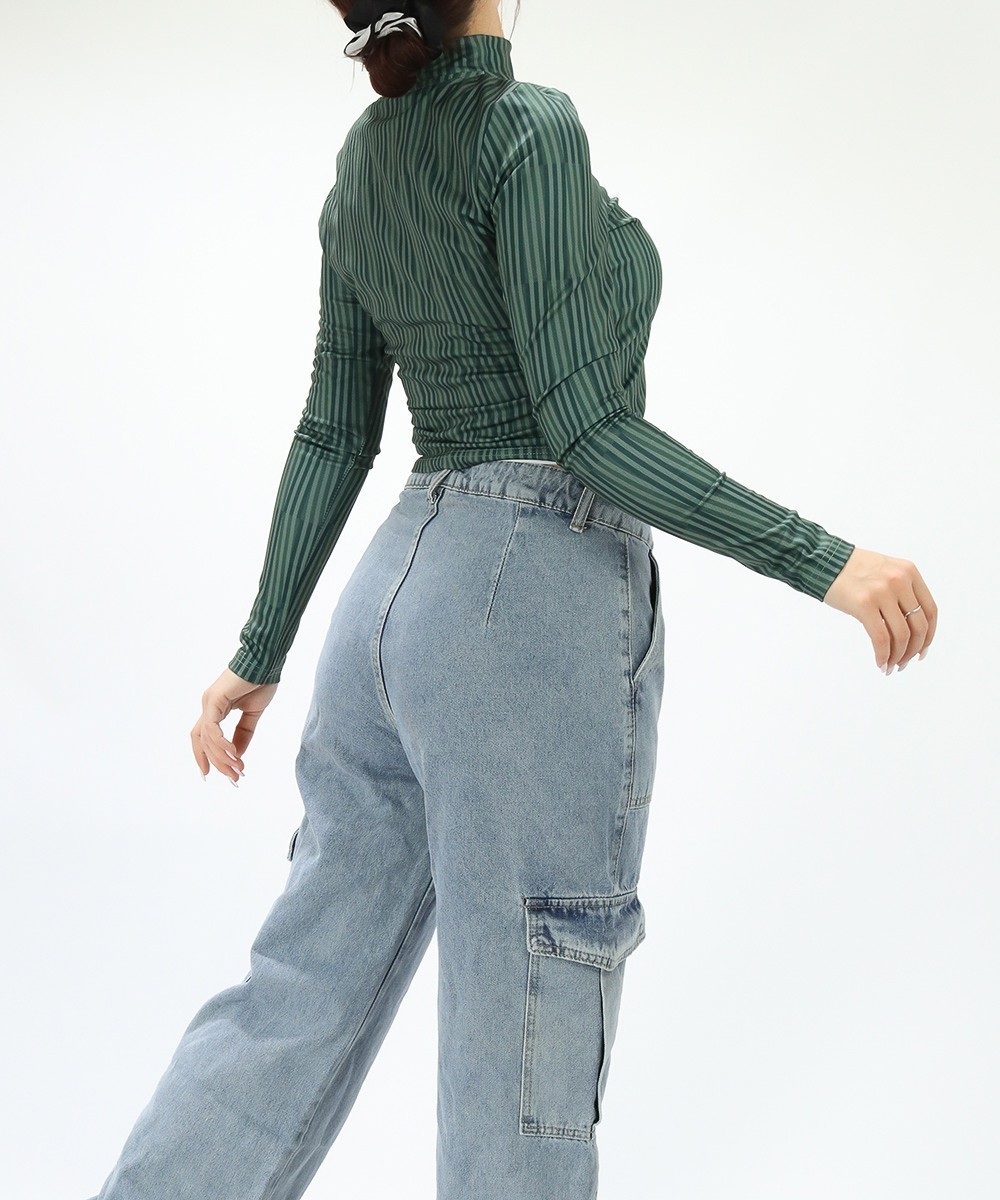 Bluza Noisy May, verde, M - 1 | YEO