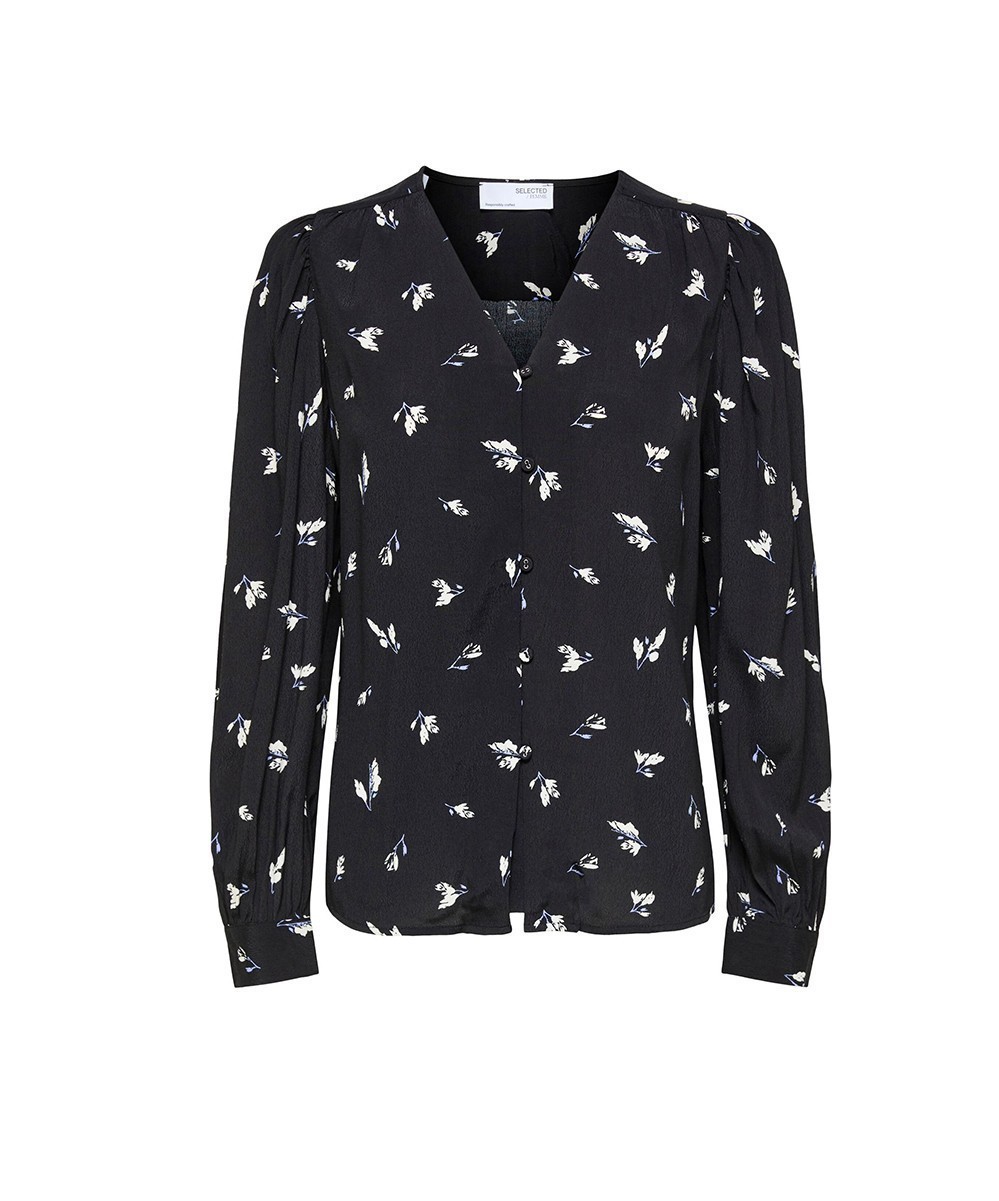 Camasa Selected Femme, negru - 1 | YEO