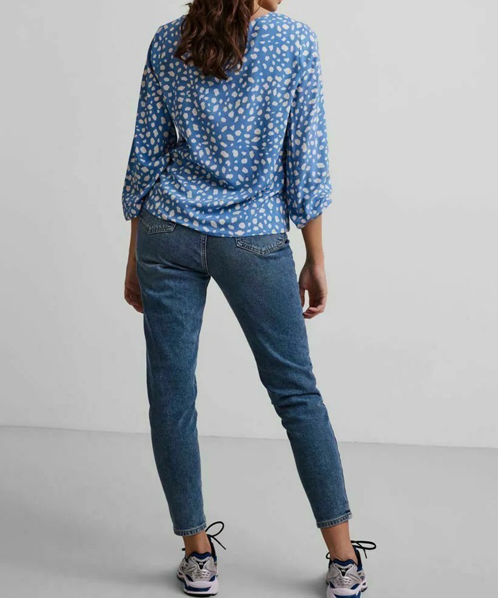 Bluza Pieces, albastru, XS - 1 | YEO
