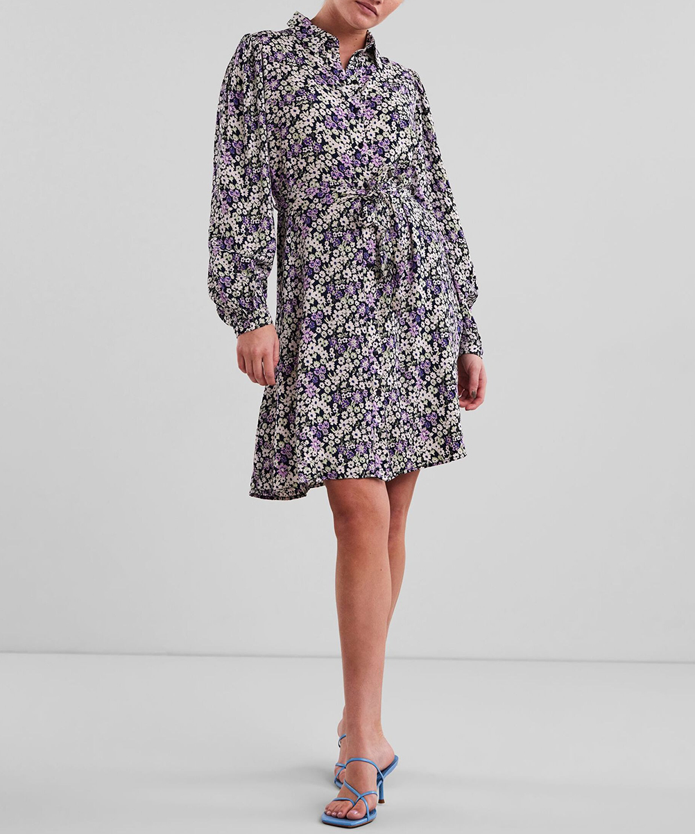 Rochie scurta Pieces, floral, S