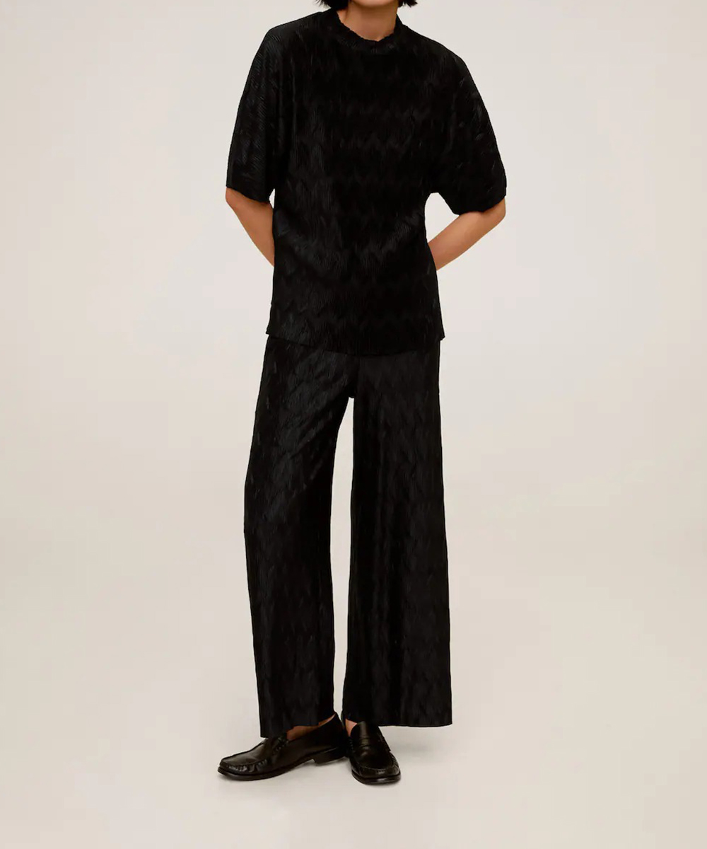 Bluza Mango, negru