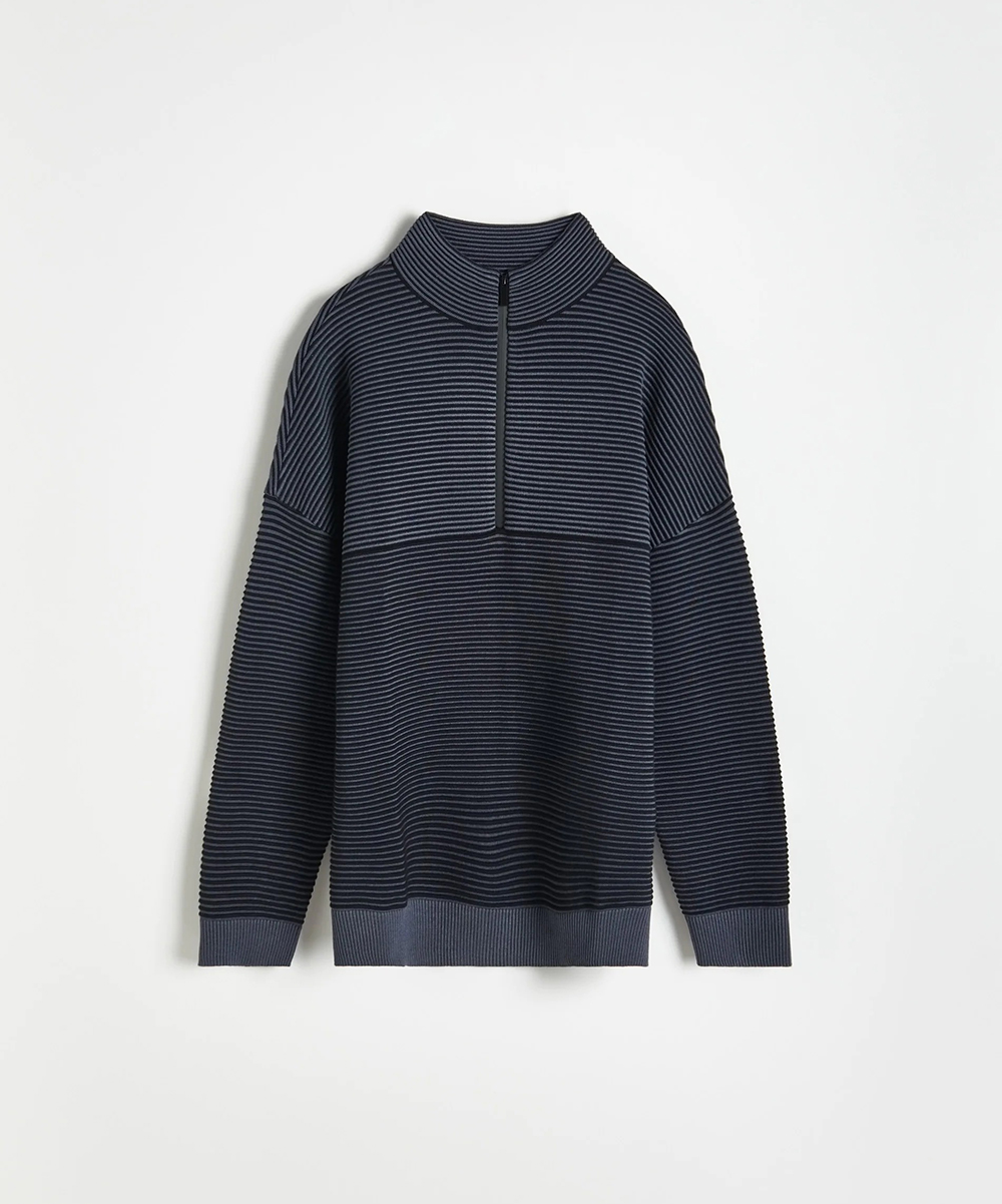 Bluza Reserved, bleumarin, L