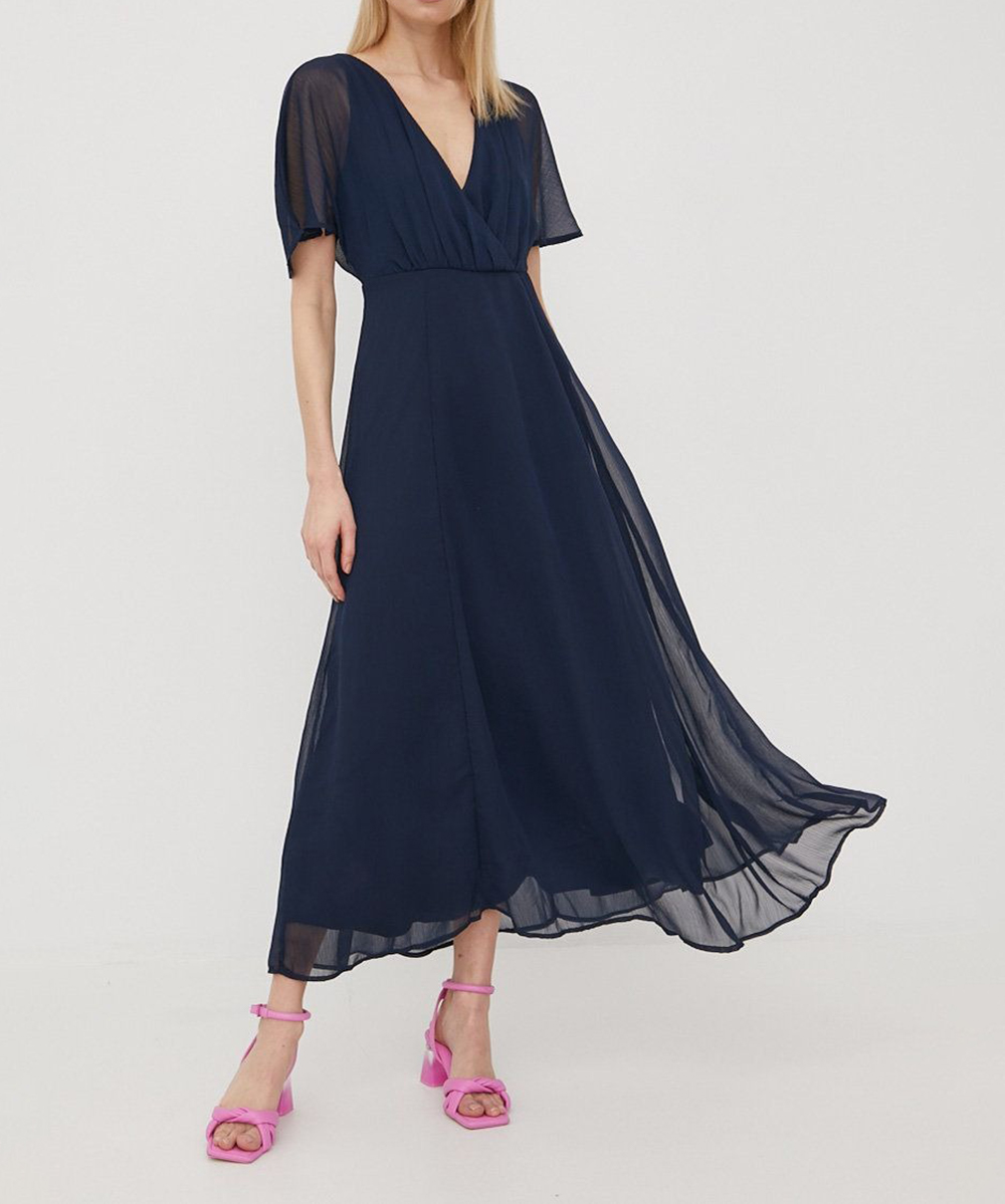 Rochie lunga Vila, bleumarin, 34