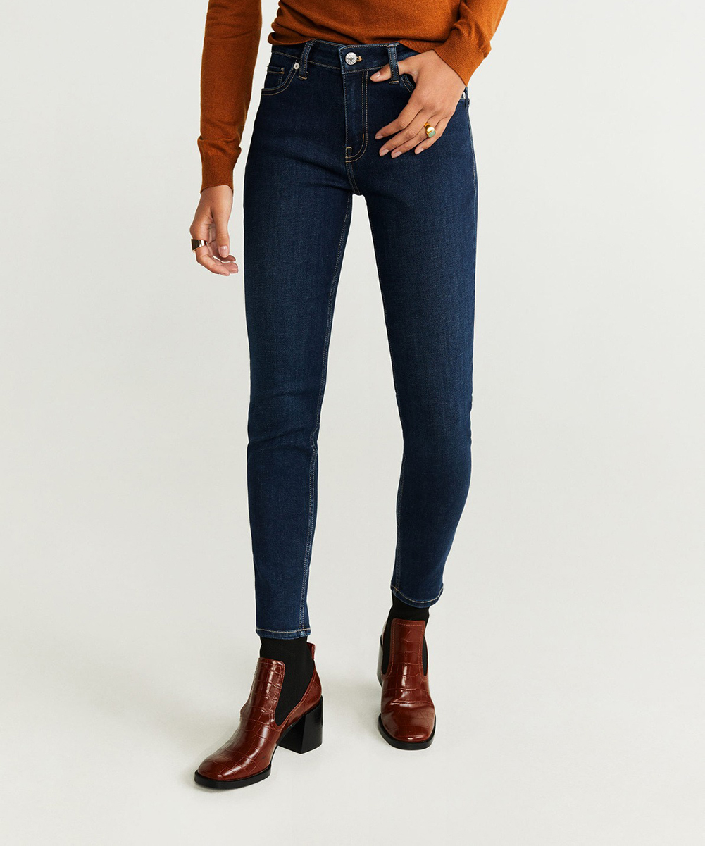 Blugi Mango, bleumarin, 32
