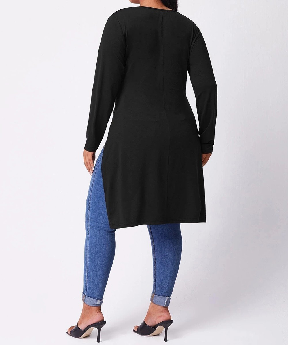 Top SHEIN CURVE, negru, 1 XL - 1 | YEO