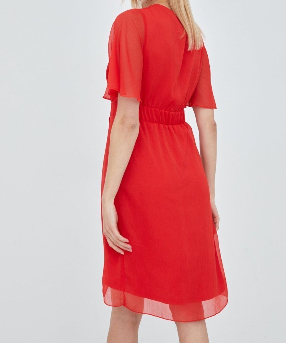 Rochie scurta Vila, rosu, 34 - 1 | YEO