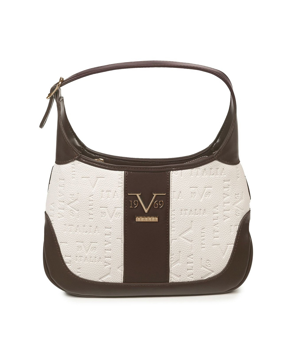 Geanta Versace 19.69, alb/maro