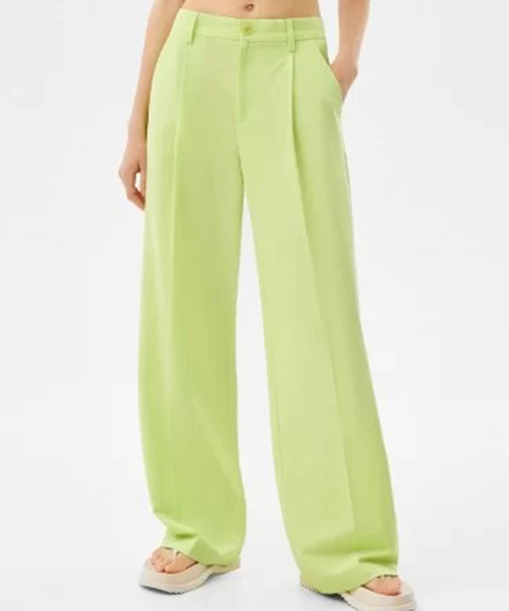 Pantaloni Bershka, verde