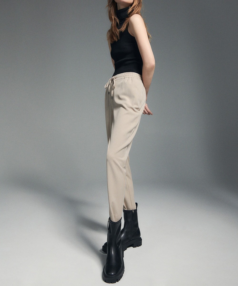 Pantaloni Reserved, crem, 38 - 1 | YEO
