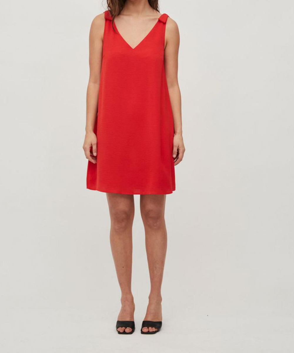 Rochie scurta Vila, rosu, 34