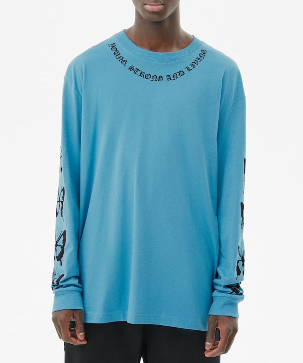 Bluza Bershka, bleu, S