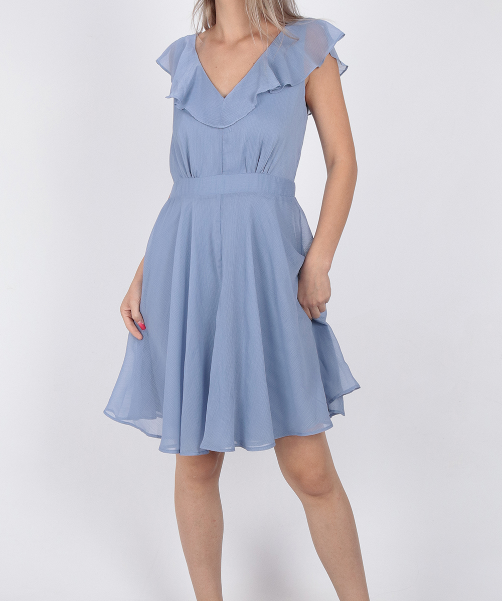 Rochie scurta Vila, albastru, 40
