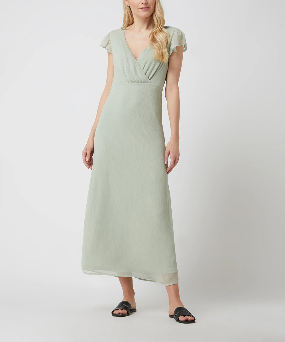 Rochie lunga Vila, verde