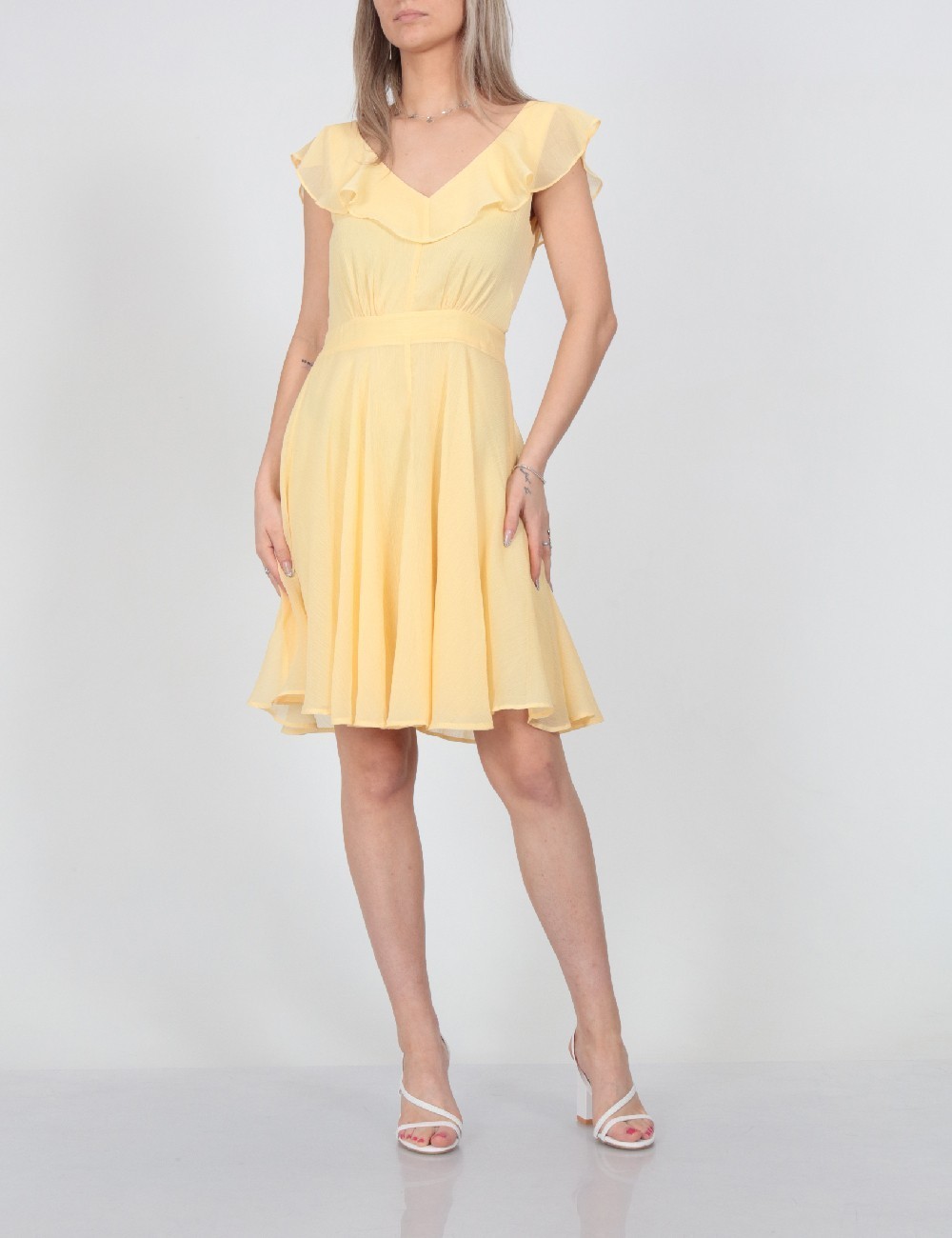 Rochie Vila, galben