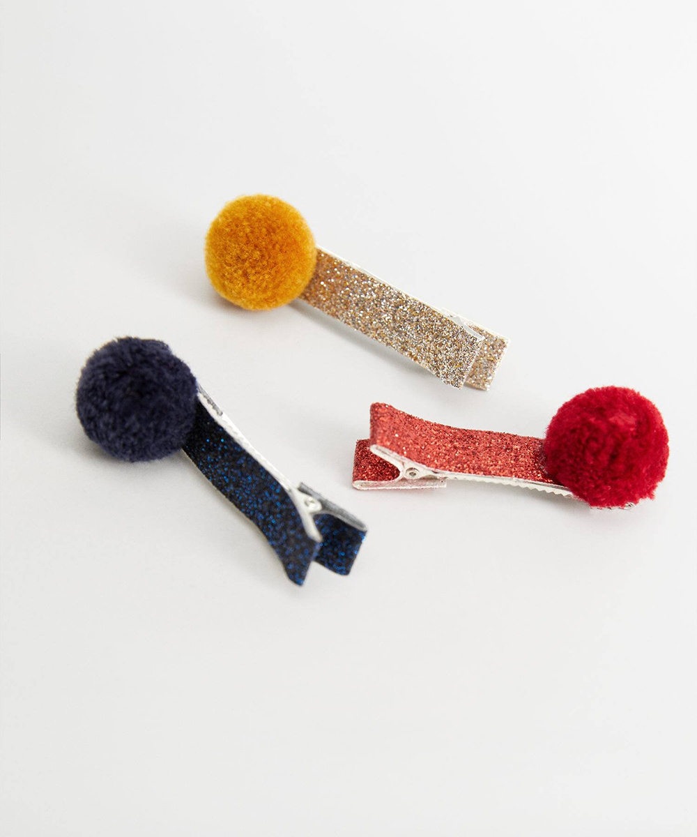 Set agrafe Mango Kids, mix culori, ONE SIZE