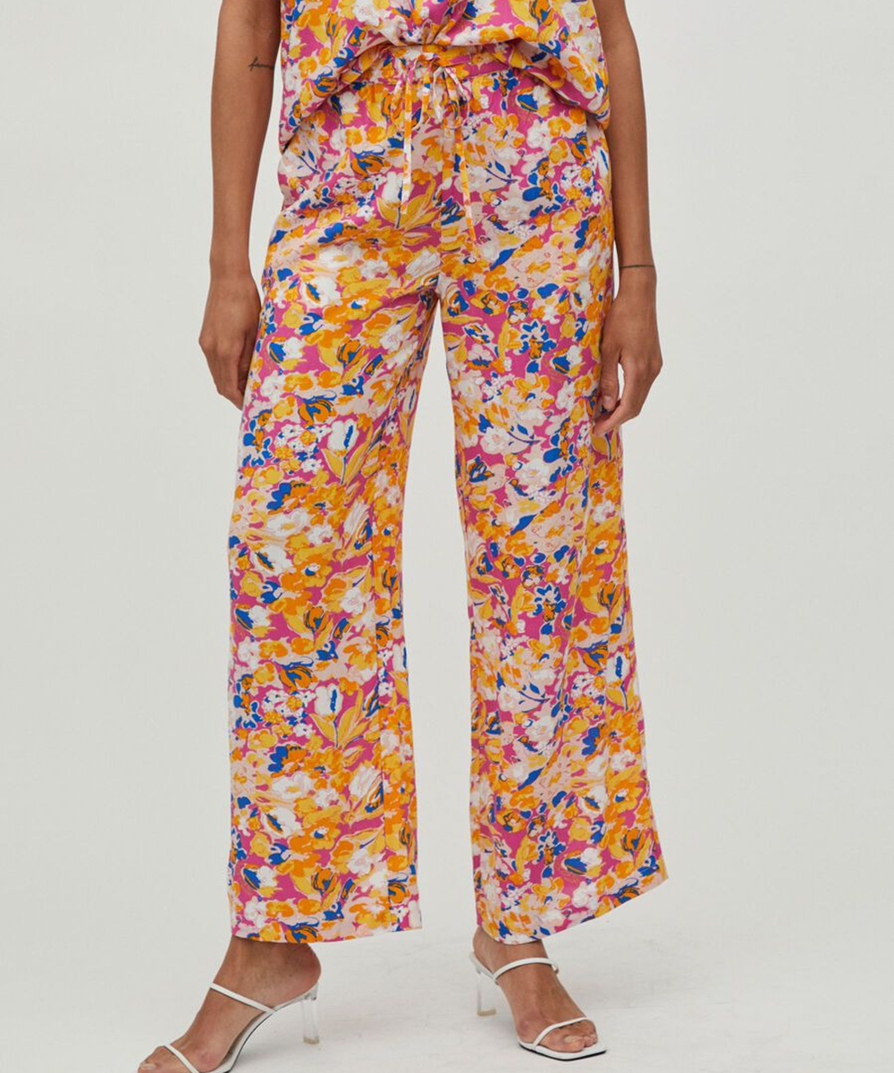 Pantaloni Vila, mix culori, 36