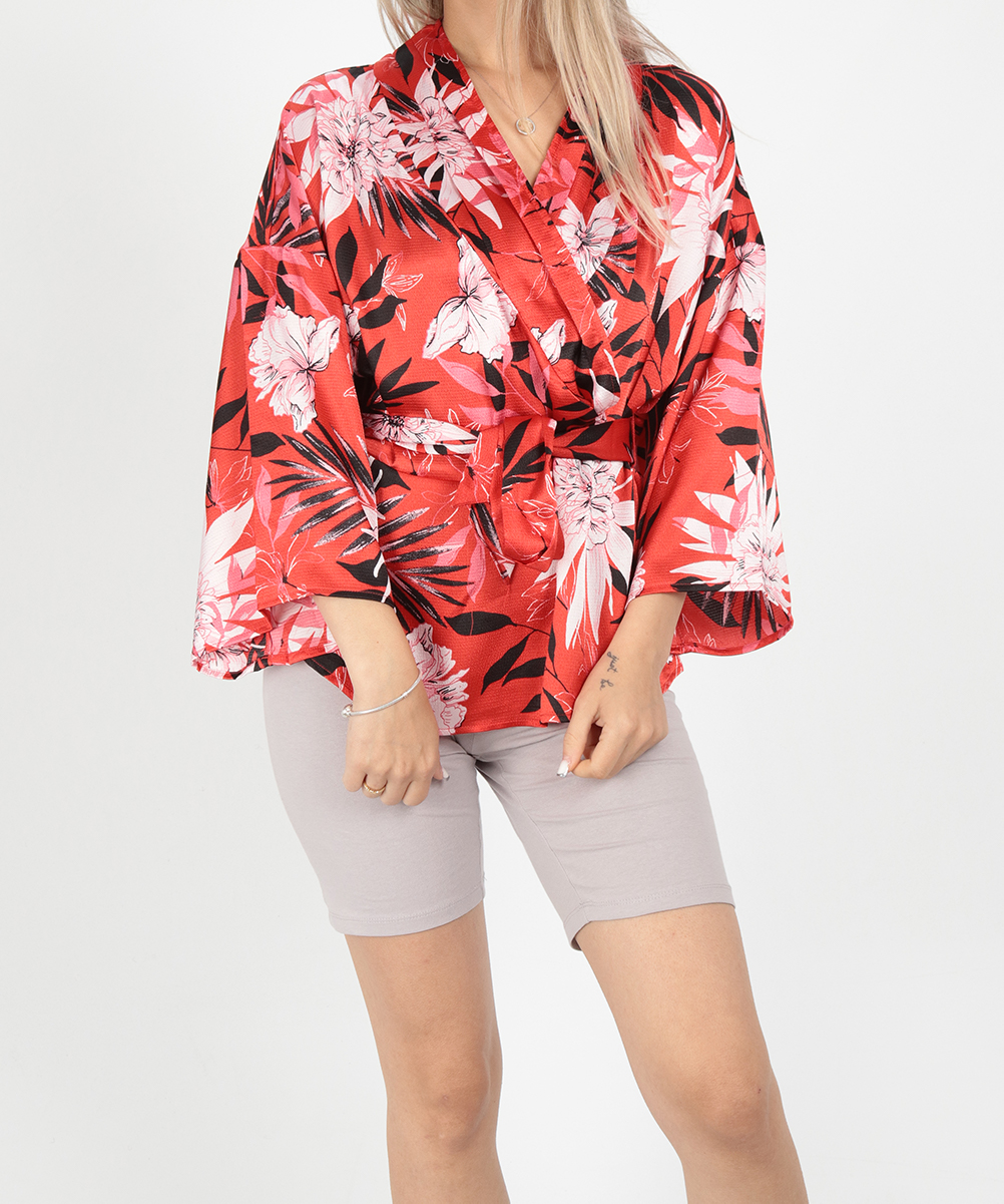Bluza Vila, rosu, 34