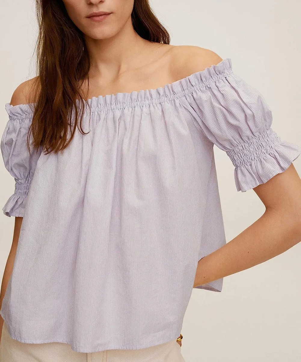 Bluza Mango, mov, XS