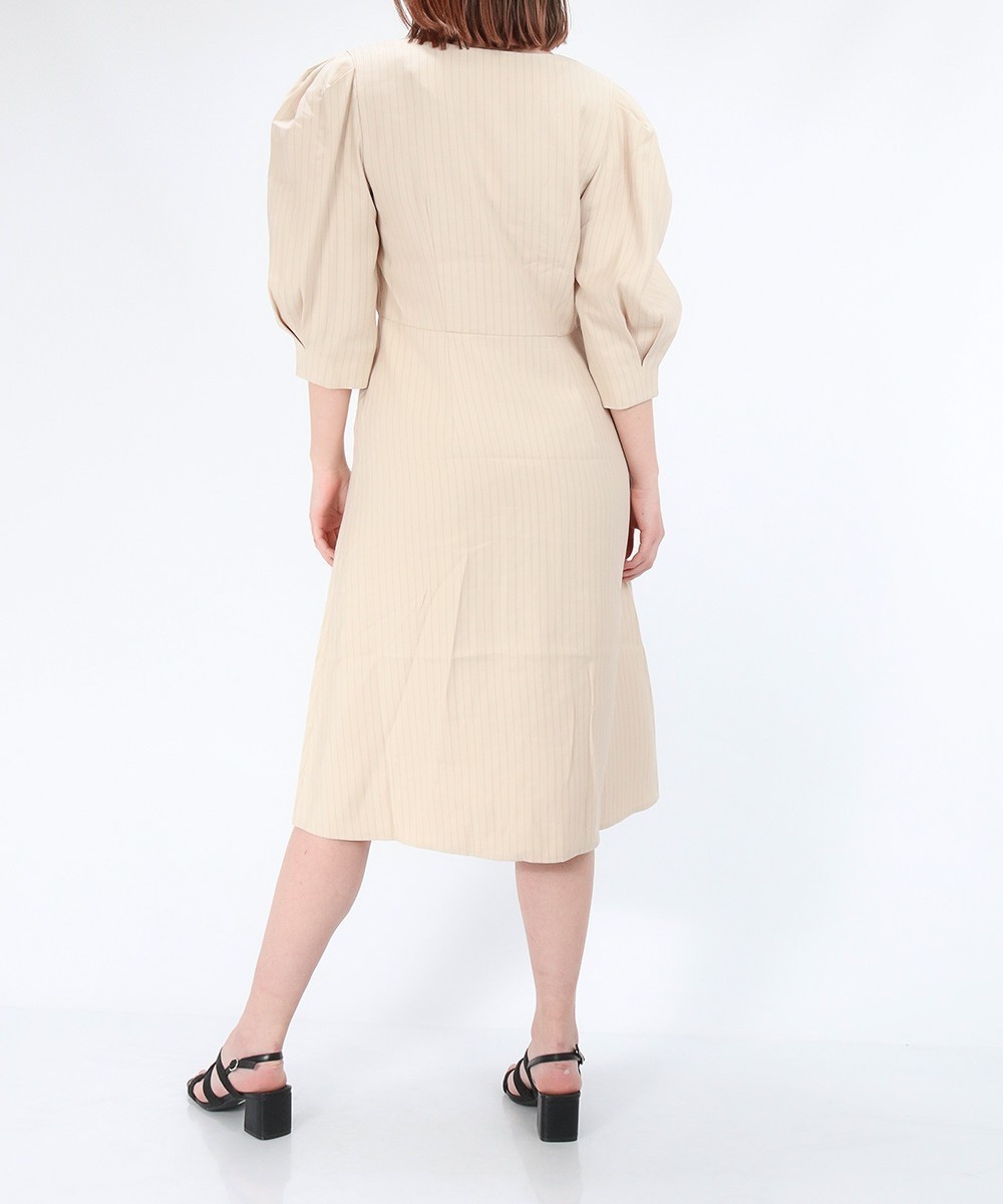 Rochie medie Vila, crem, 38 - 1 | YEO