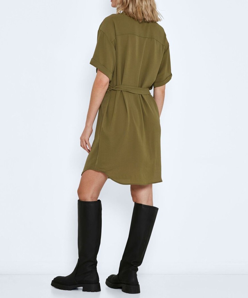 Rochie scurta Noisy May, verde - 1 | YEO