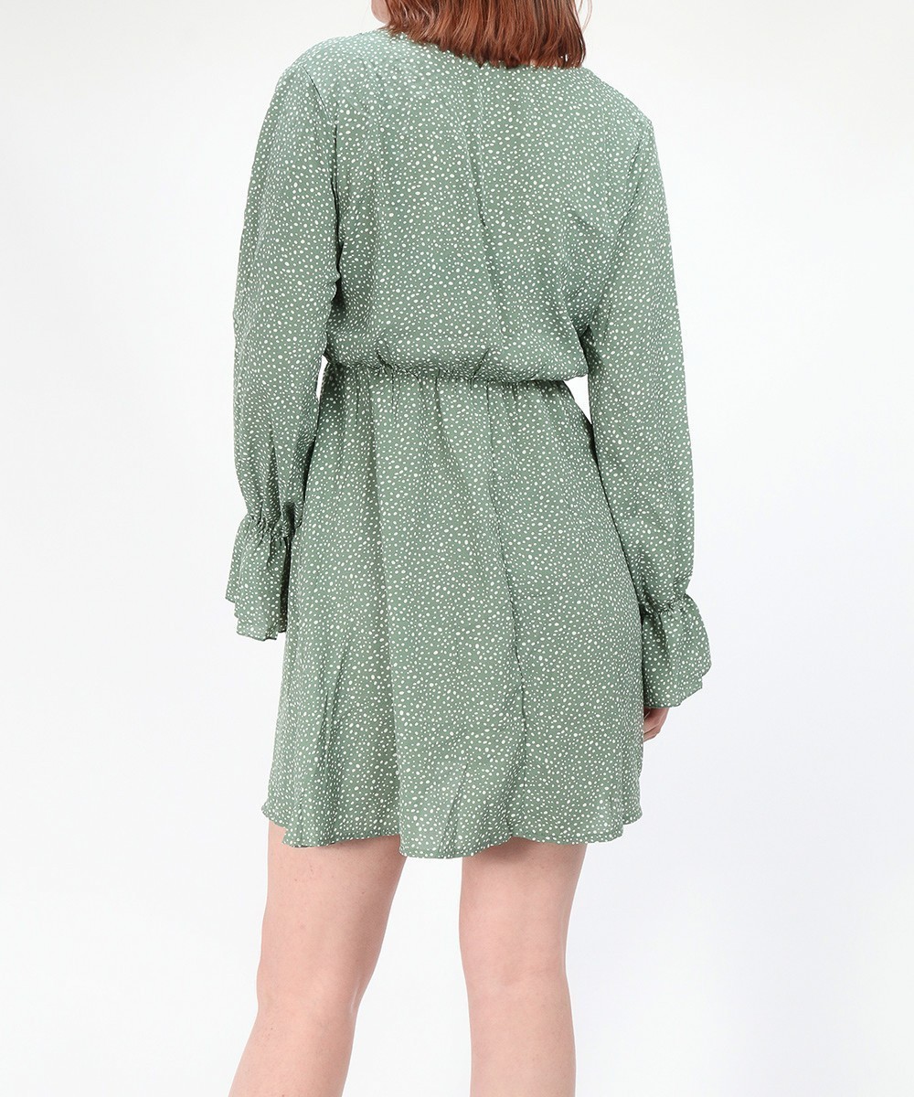 Rochie scurta SHEIN, verde, S - 1 | YEO