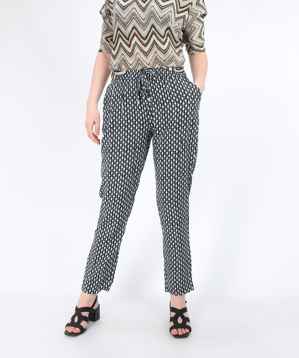 Pantaloni Hailys, bleumarin, XS