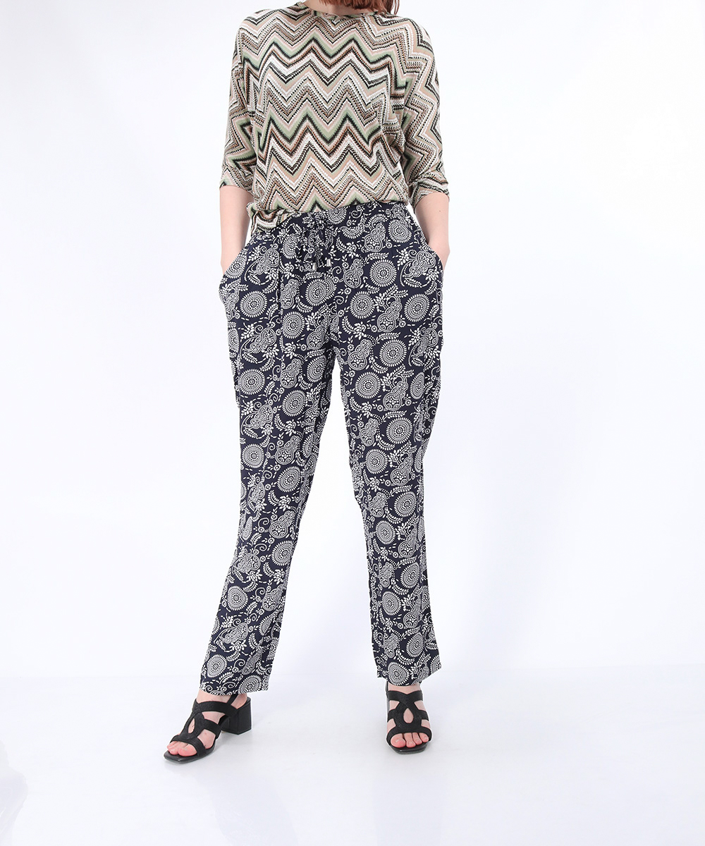Pantaloni Hailys, bleumarin, M
