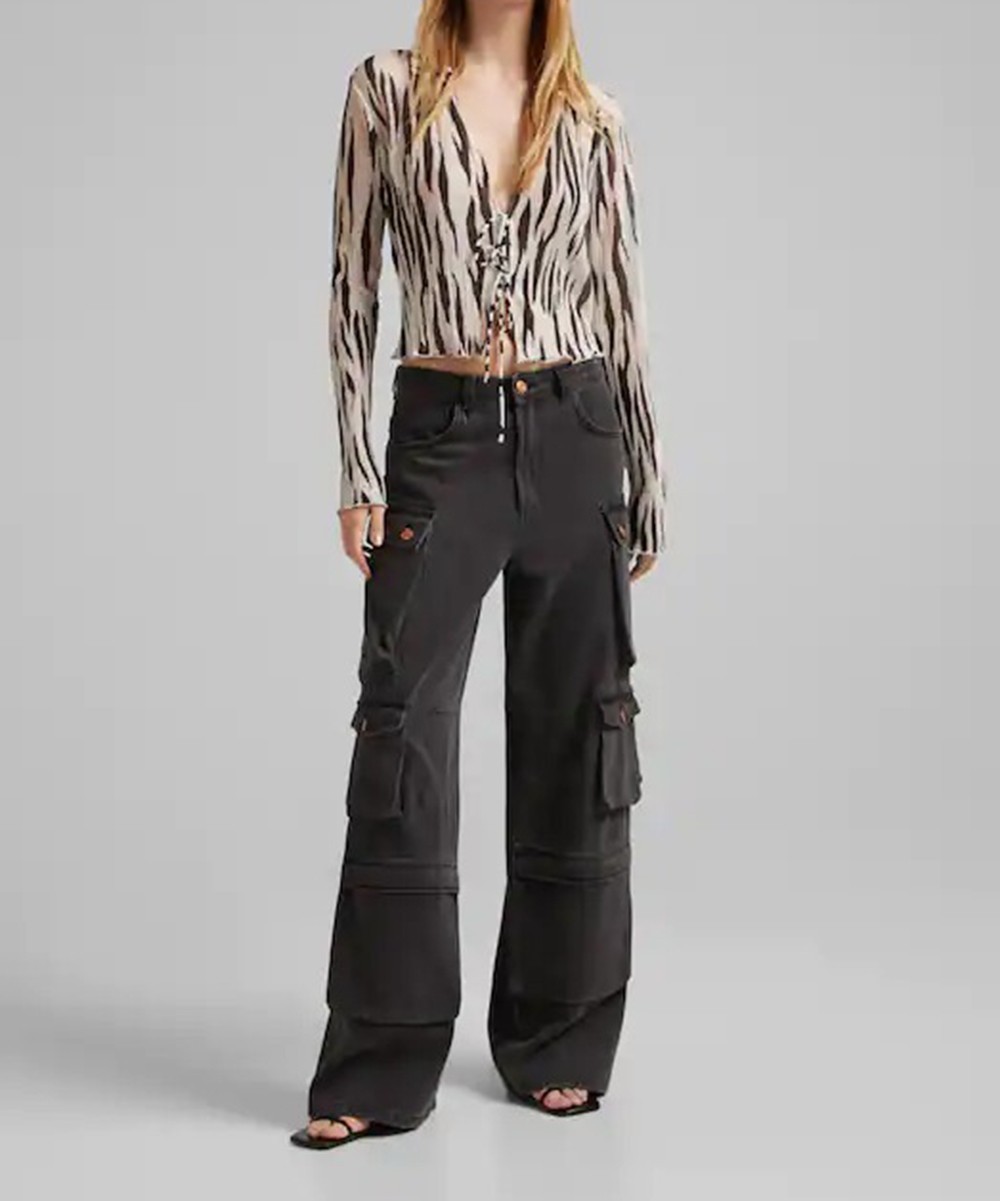 Top Bershka, ecru - 1 | YEO