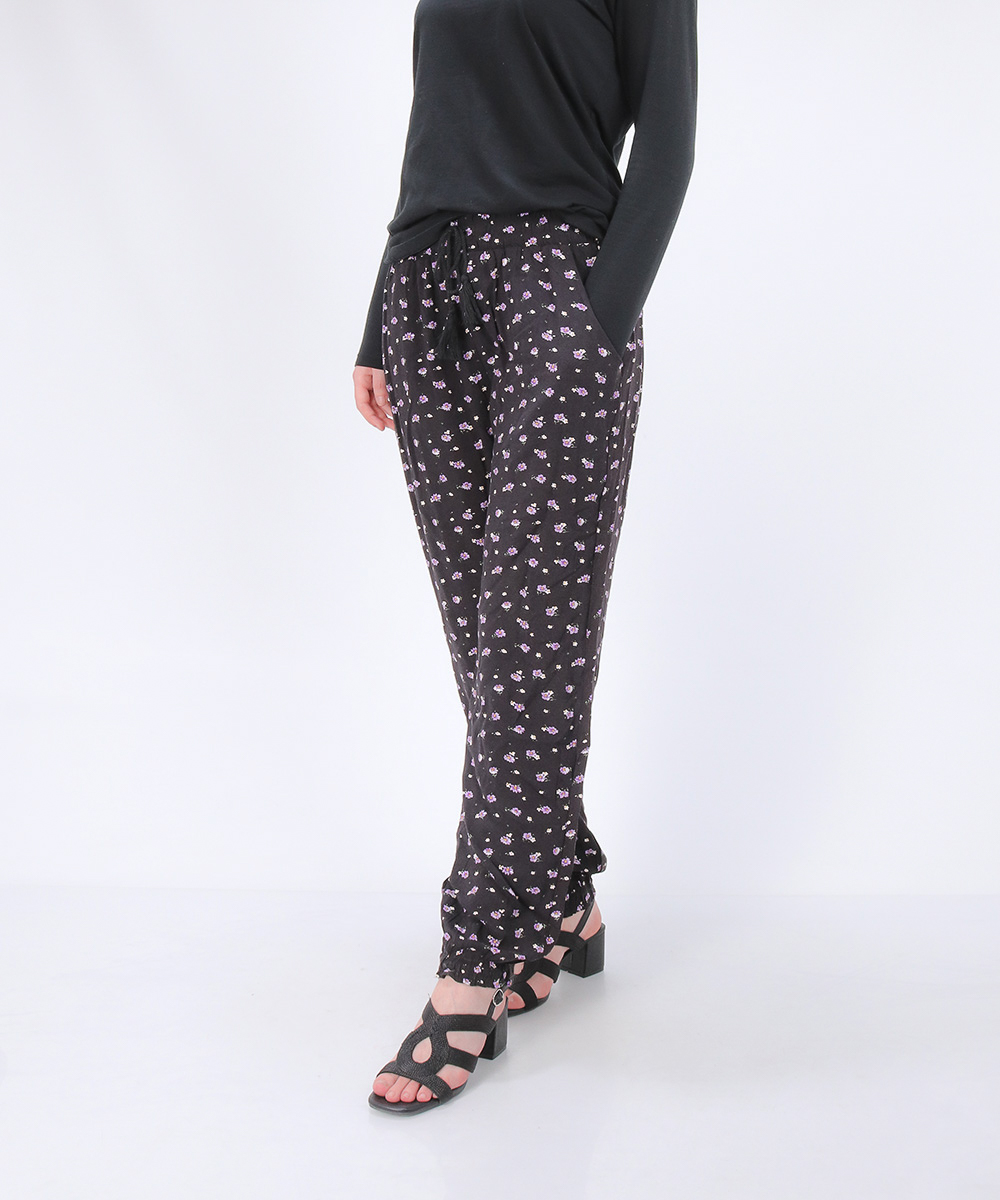 Pantaloni Hailys, floral, S